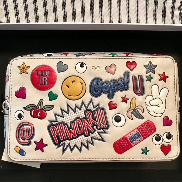 NIB 🌟ANYA HINDMARCH MAKEUP POUCH - Picture 5 of 8